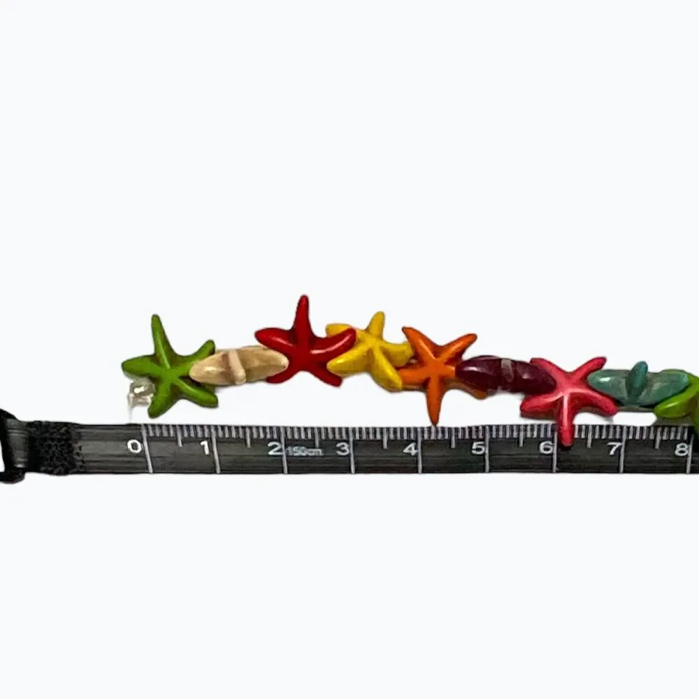 Colorful Dyed Stone Beads Sea Life Dolphin Starfish Fish Jewelry Making 10-13mm
